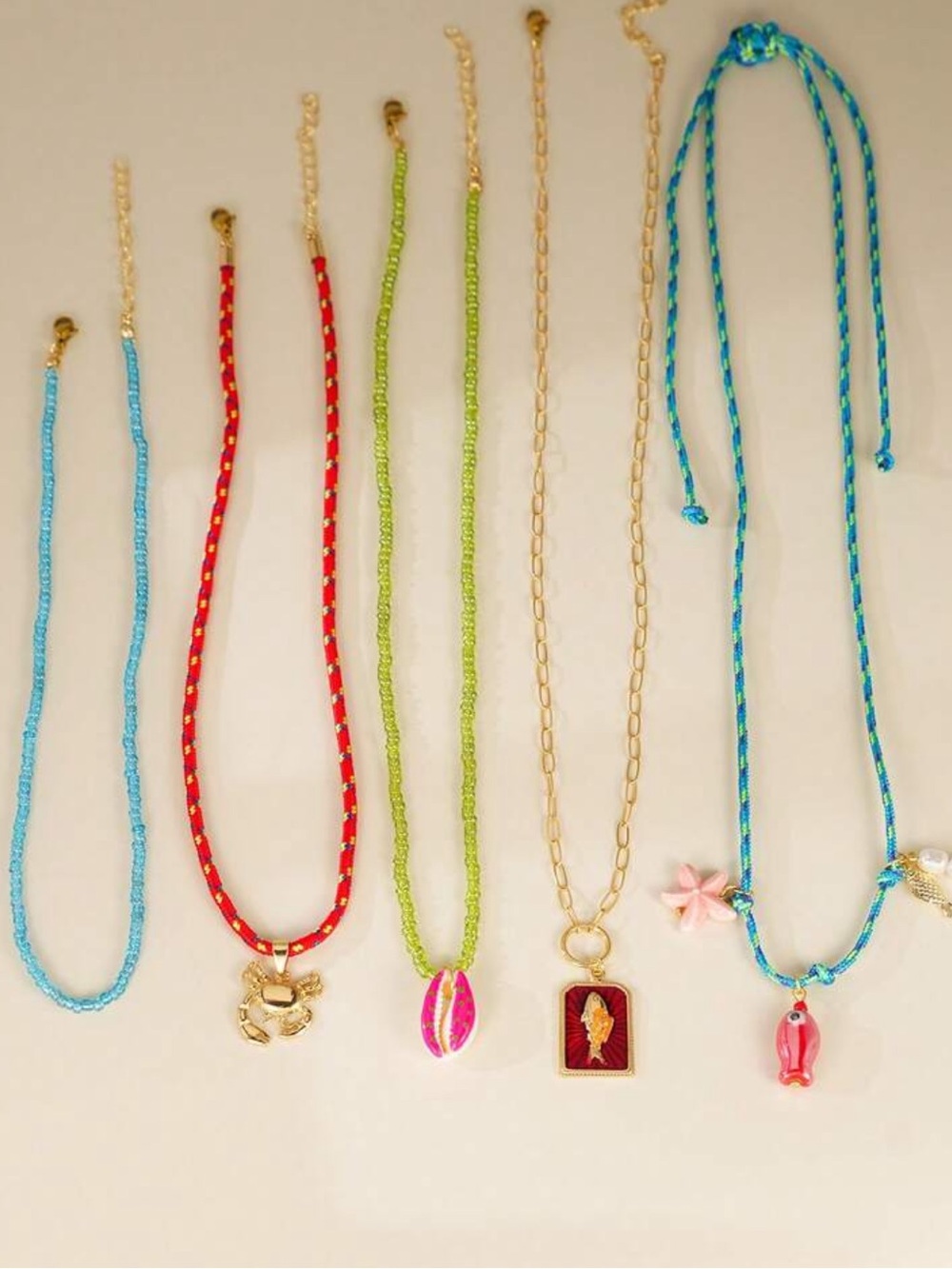 Shell Necklace Set N2183 - Picture 3 of 6